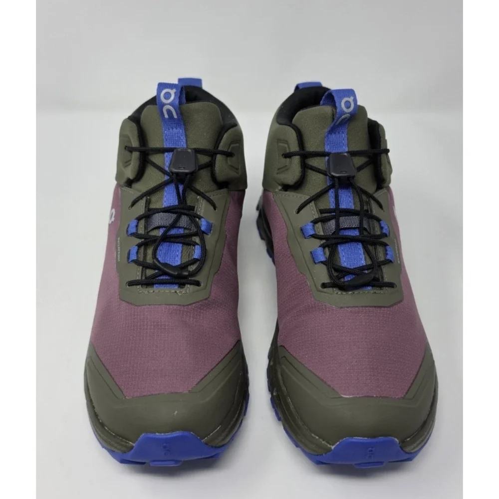On Cloudhero Mid Waterproof  Size Youth 5 Shoe Cherry/Olive NWB